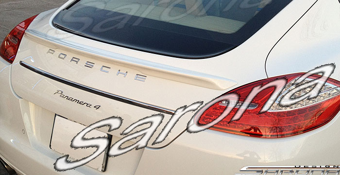 Custom Porsche Panamera  Sedan Trunk Wing (2010 - 2013) - $490.00 (Part #PR-009-TW)